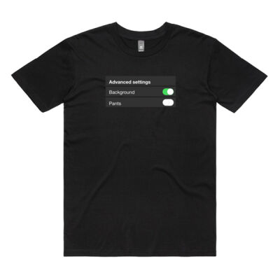 ADVANCED SETTINGS TEE - BLACK Thumbnail