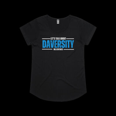 Let's talk about daversity - Women's Scoop Neck Thumbnail