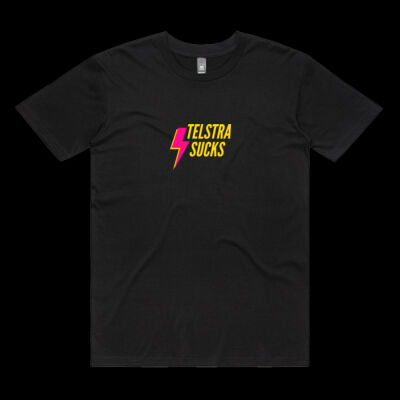 Telstra Sucks (Standard Unisex cotton tee) Thumbnail