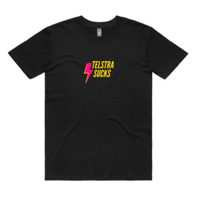Telstra Sucks (Standard Unisex cotton tee) Thumbnail